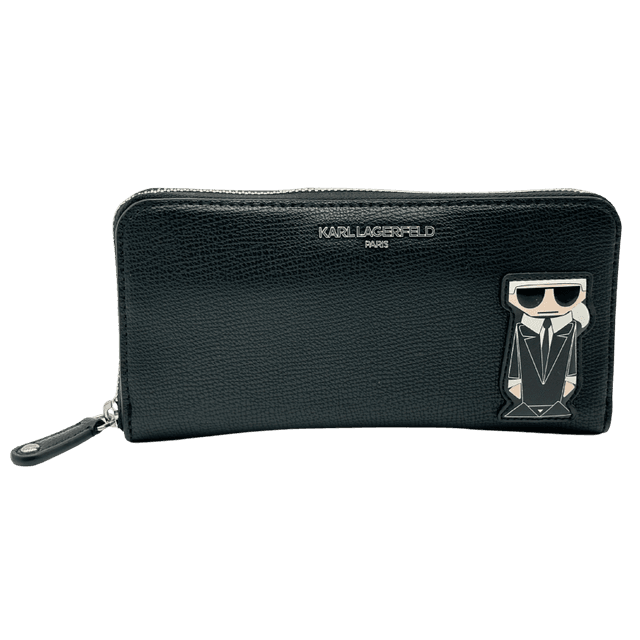 Billetera Crossbody Karl Lagerfeld Paris Black Ikonik