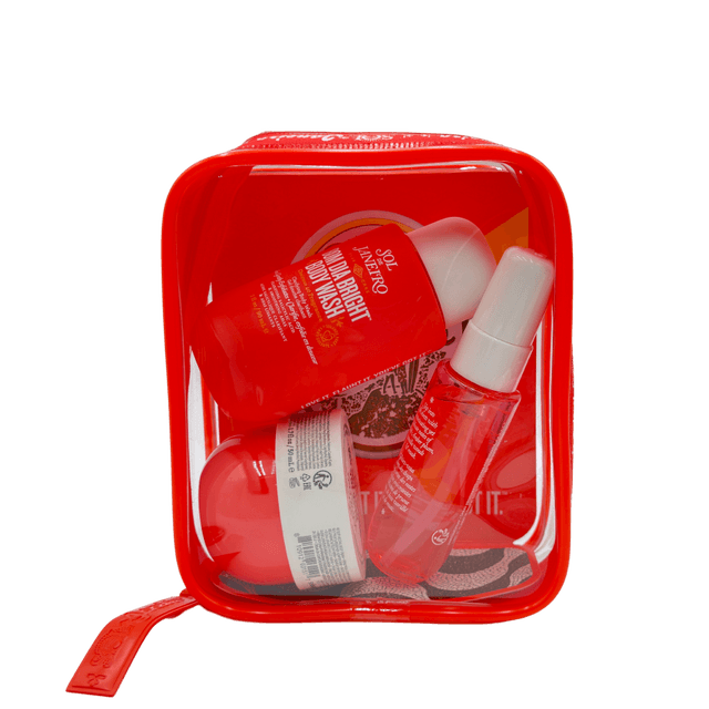 Sol de Janeiro Bom Dia Bright Jet Set (3 Piezas + Cosmetiquera)